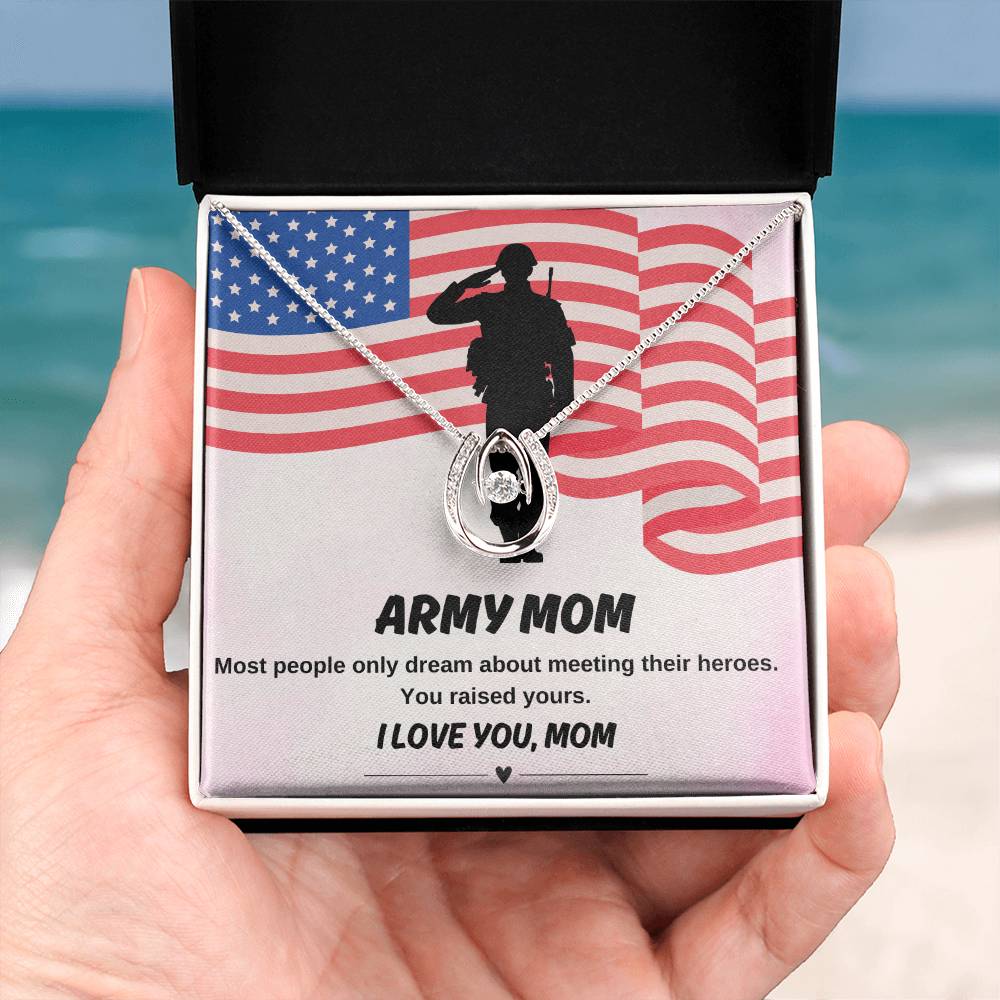 Army Mom, Forever My Anchor – A Necklace to Celebrate You