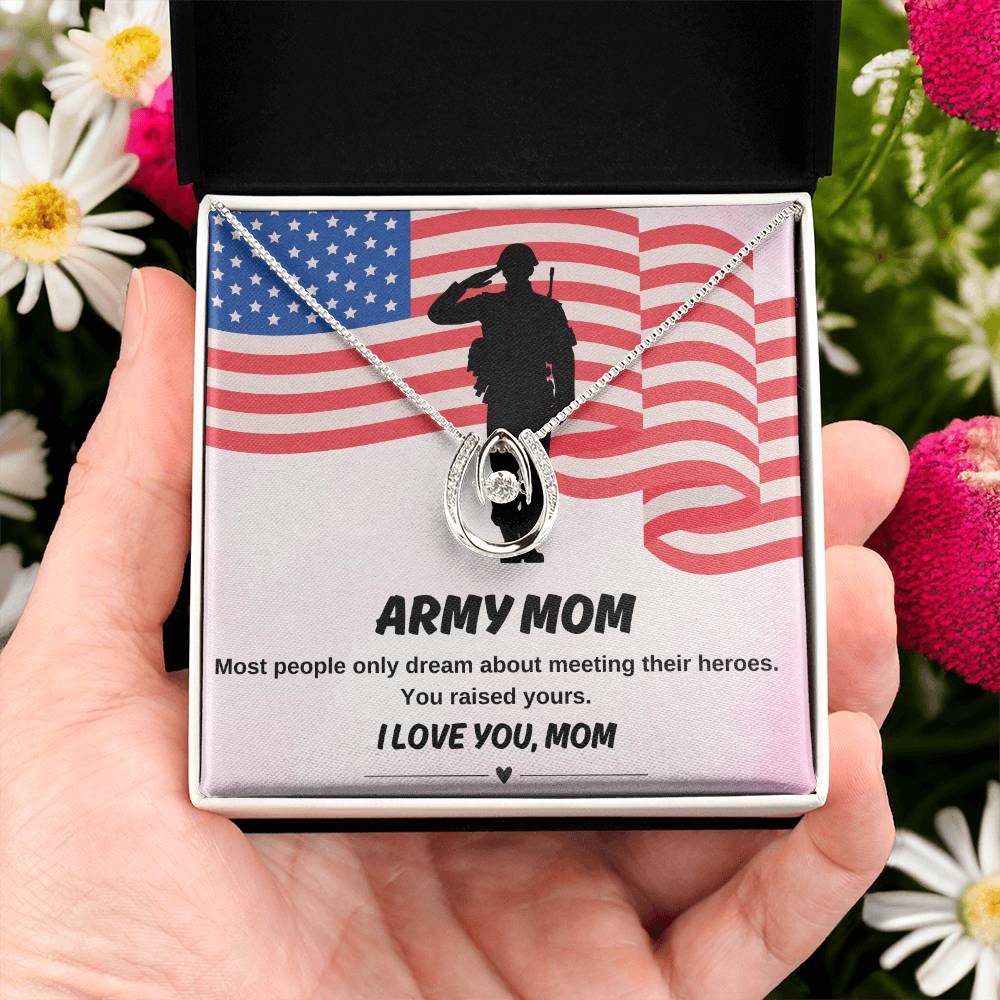 Army Mom, Forever My Anchor – A Necklace to Celebrate You