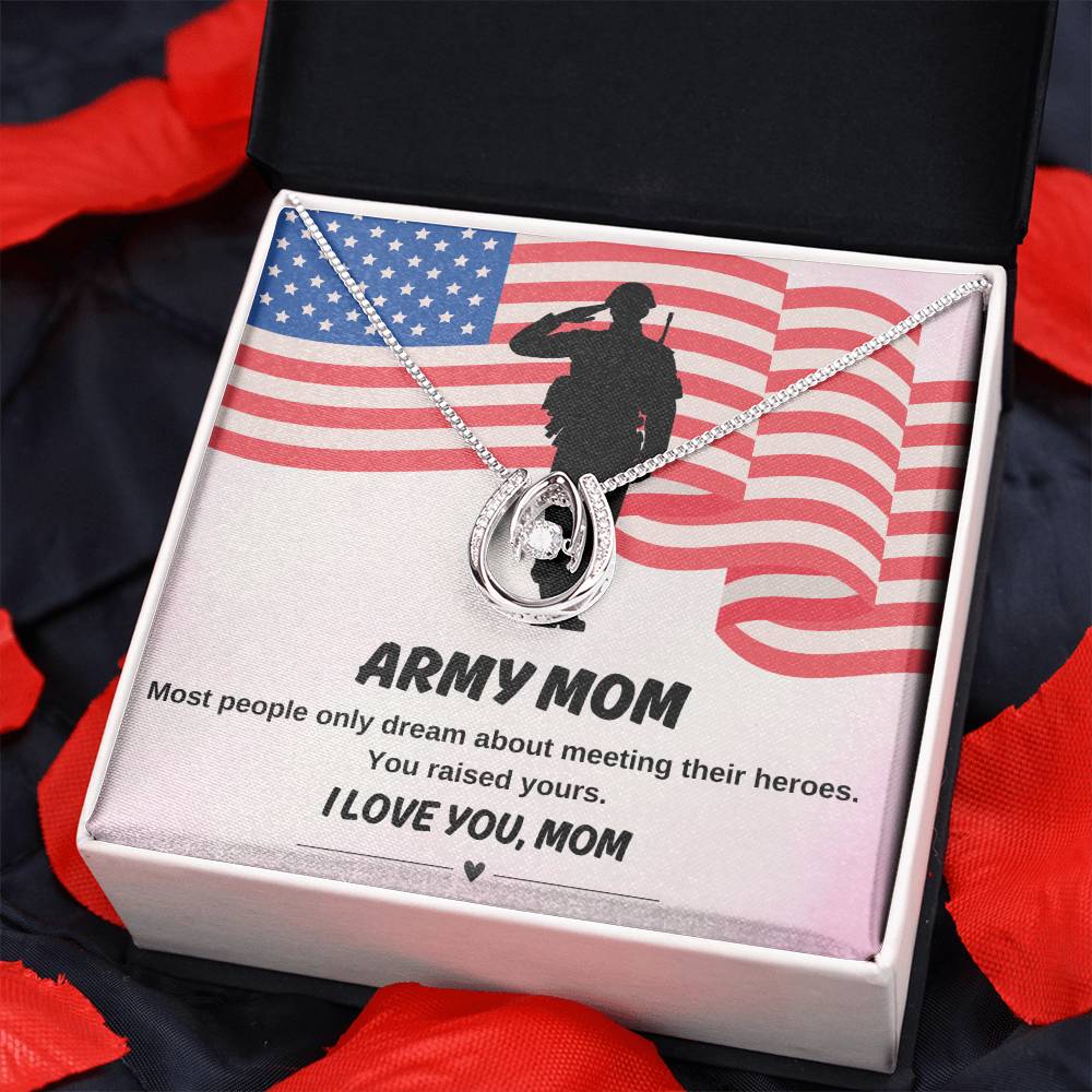 Army Mom, Forever My Anchor – A Necklace to Celebrate You