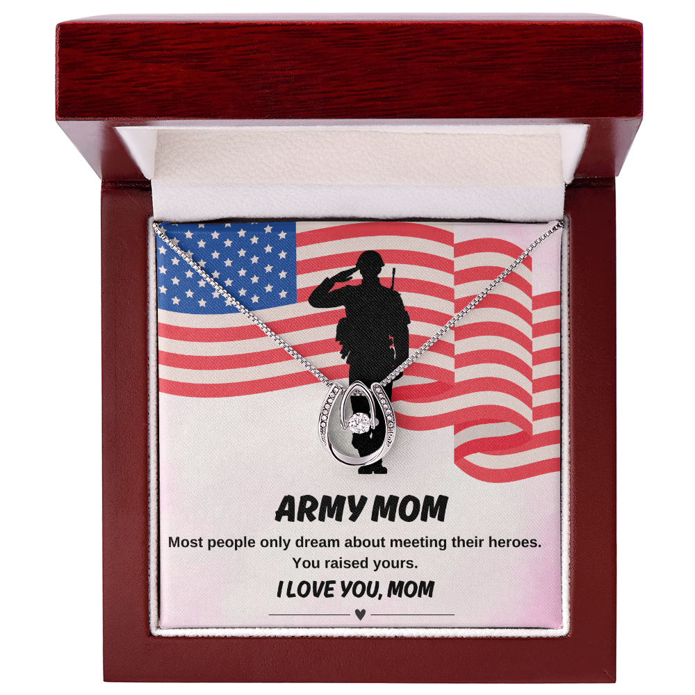 Army Mom, Forever My Anchor – A Necklace to Celebrate You