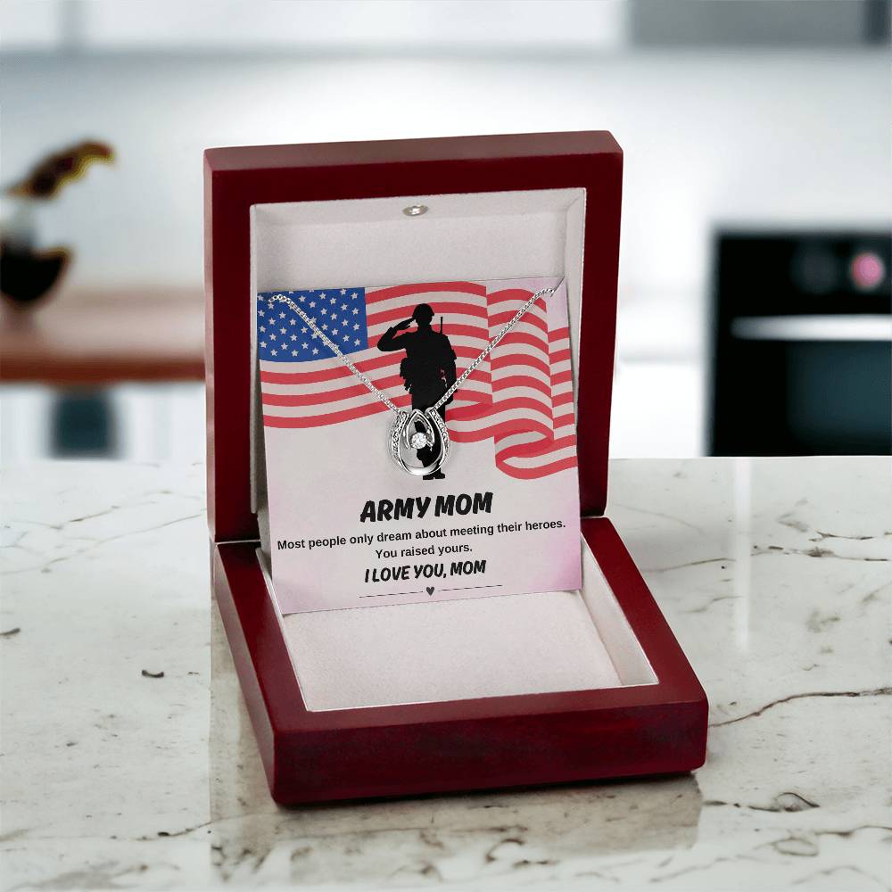 Army Mom, Forever My Anchor – A Necklace to Celebrate You