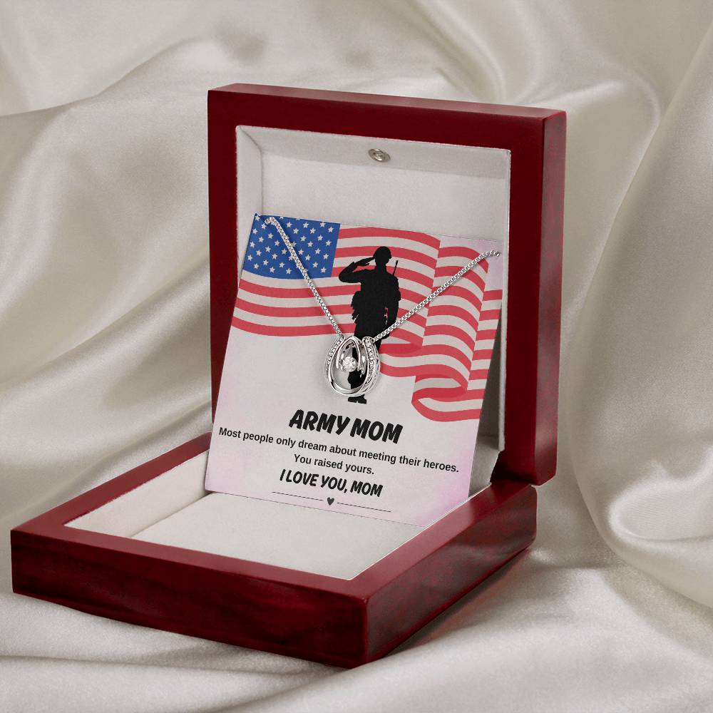Army Mom, Forever My Anchor – A Necklace to Celebrate You