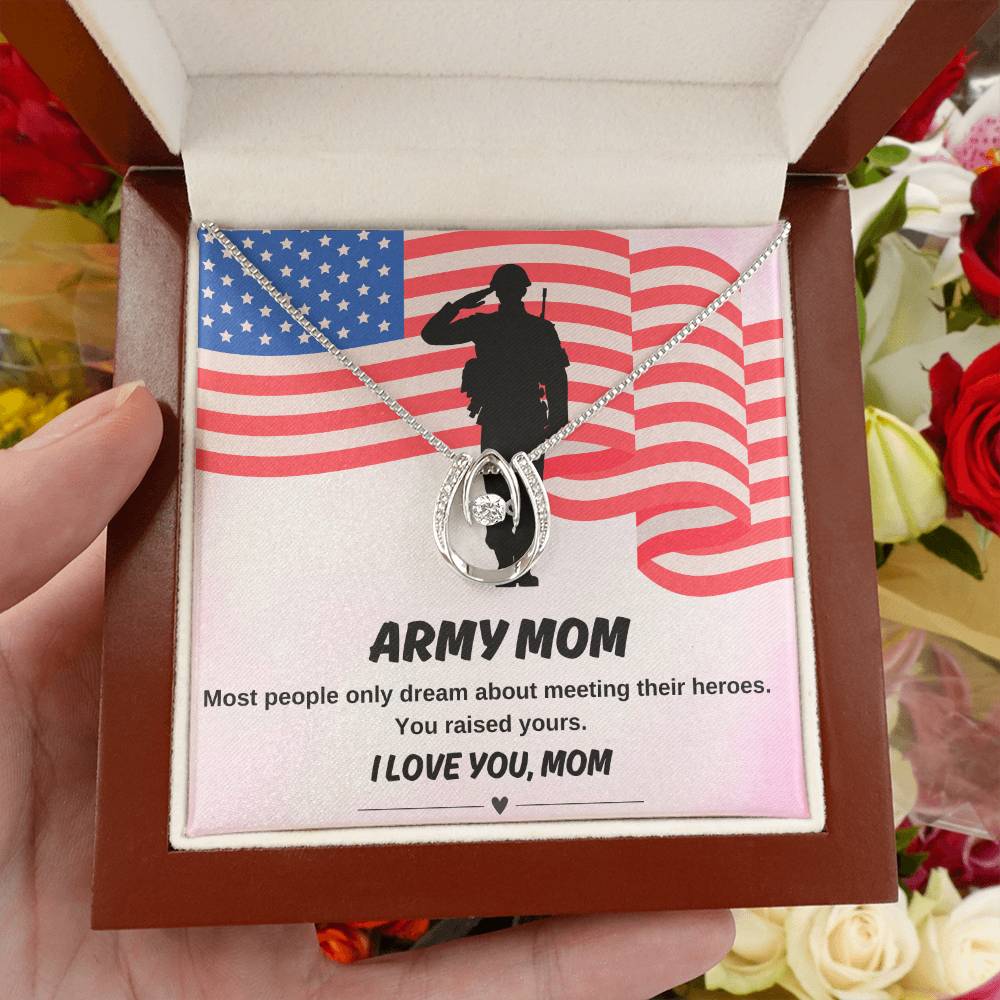 Army Mom, Forever My Anchor – A Necklace to Celebrate You