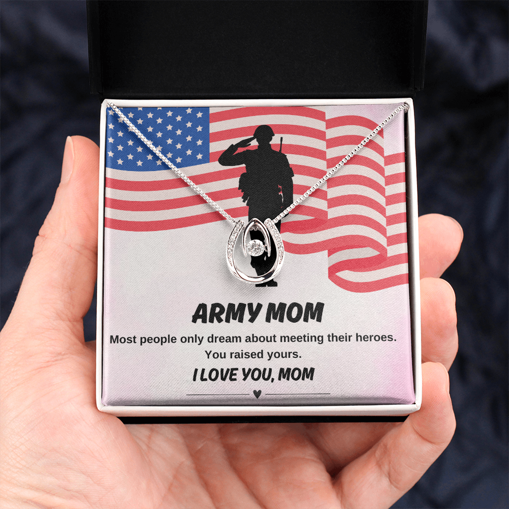 Army Mom, Forever My Anchor – A Necklace to Celebrate You