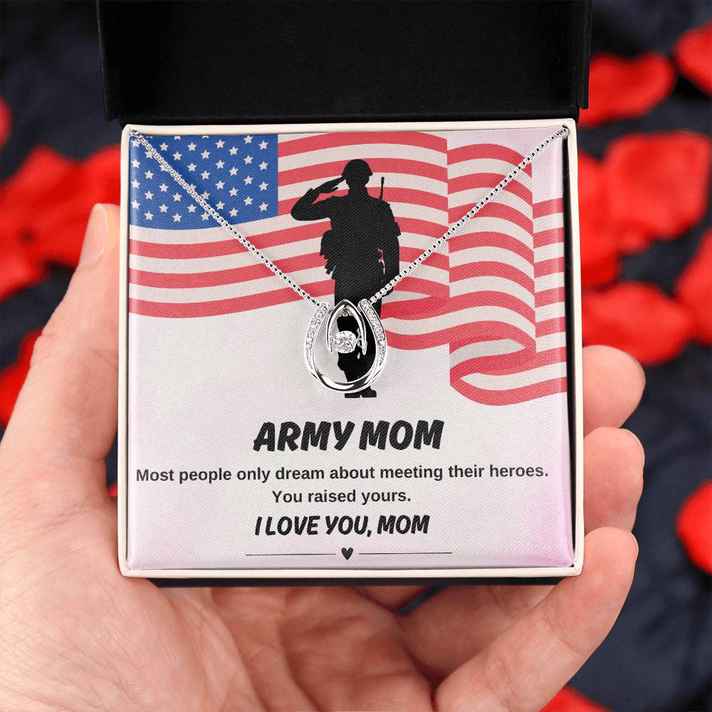 Army Mom, Forever My Anchor – A Necklace to Celebrate You