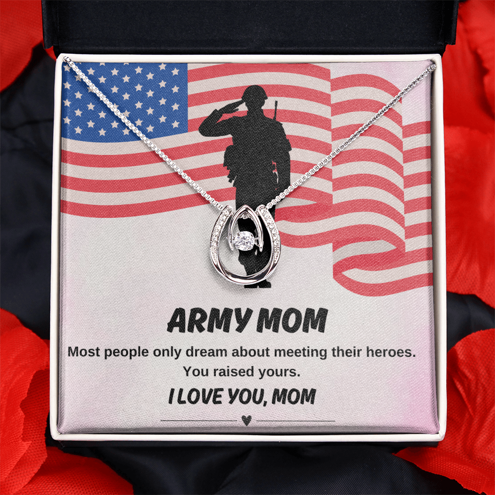 Army Mom, Forever My Anchor – A Necklace to Celebrate You