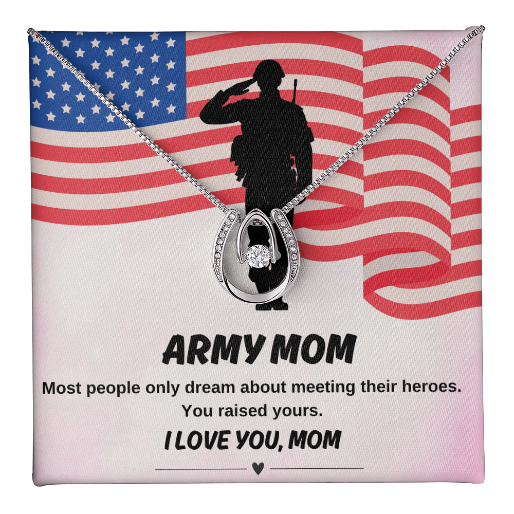 Army Mom, Forever My Anchor – A Necklace to Celebrate You
