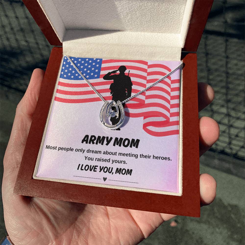 Army Mom, Forever My Anchor – A Necklace to Celebrate You