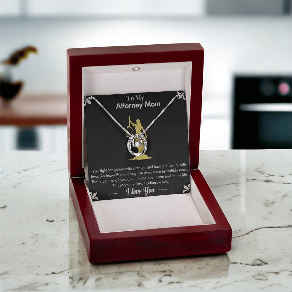 Attorney Mom, My Advocate – A Necklace for Your Strength and Grace