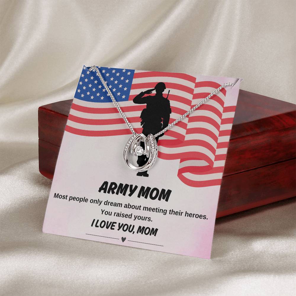 Army Mom, Forever My Anchor – A Necklace to Celebrate You