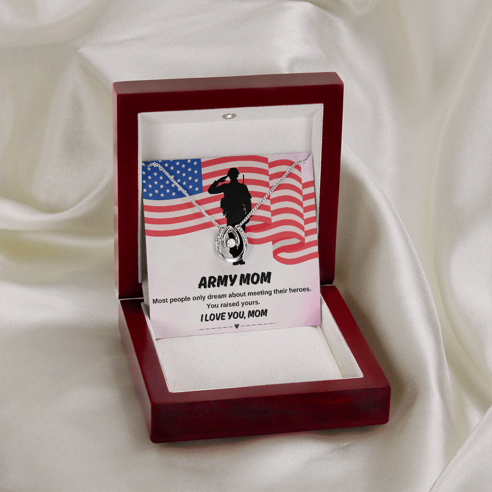 Army Mom, Forever My Anchor – A Necklace to Celebrate You