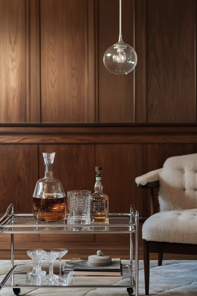 Retro Bar Cart