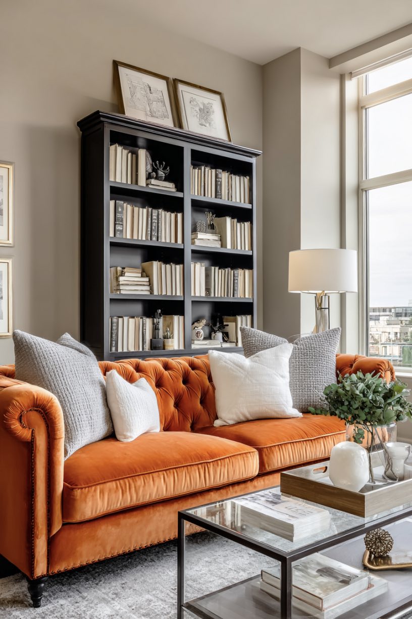 Chic Orange Glow