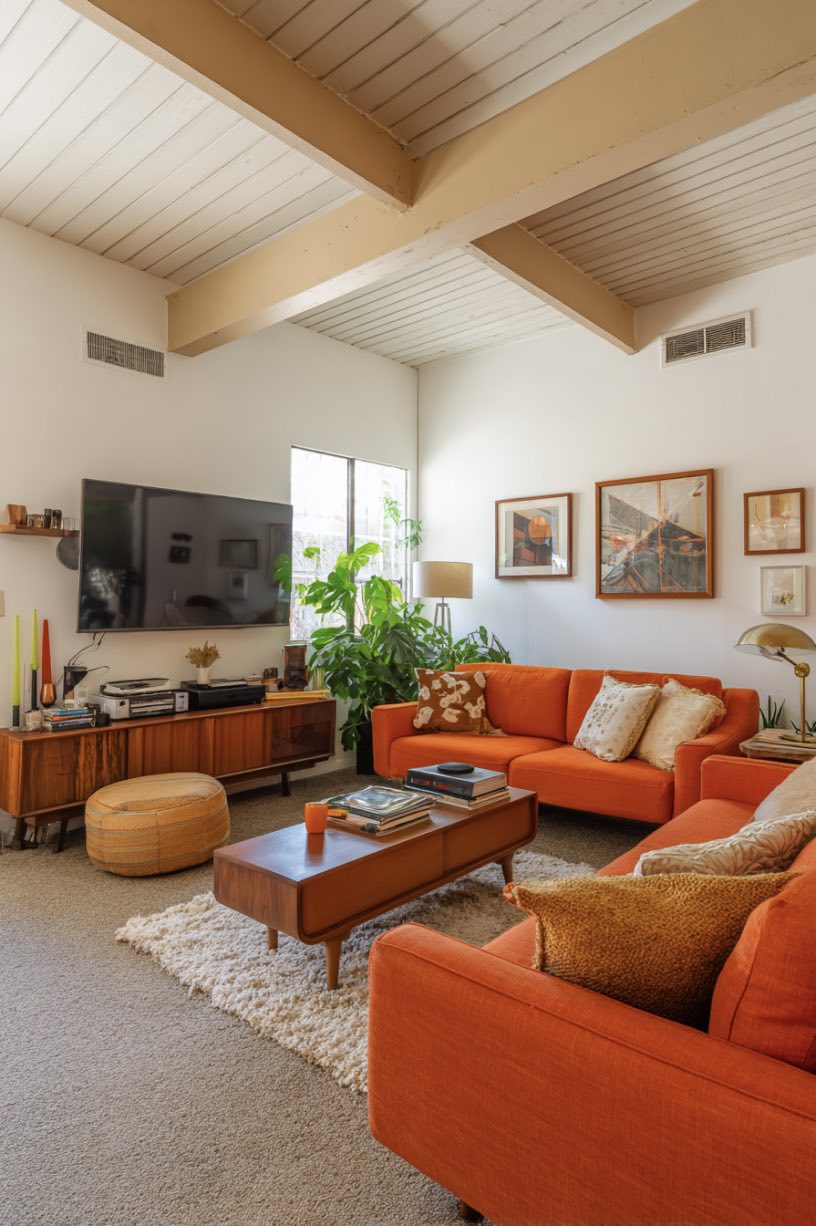 12. Warm Tones and Retro Vibes