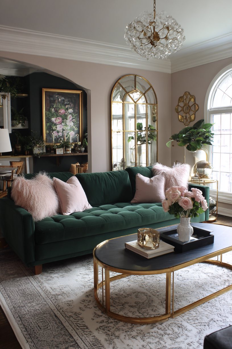 Art Deco Meets Bohemian Decor