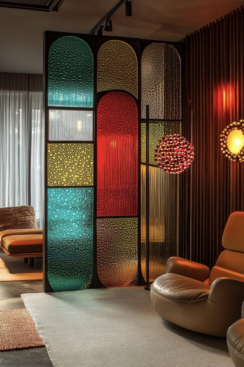 Textured Glass and Room Dividers