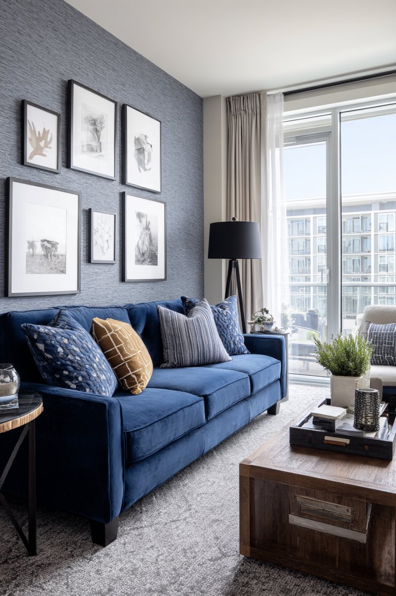 Western Warmth with a Splash of Blue