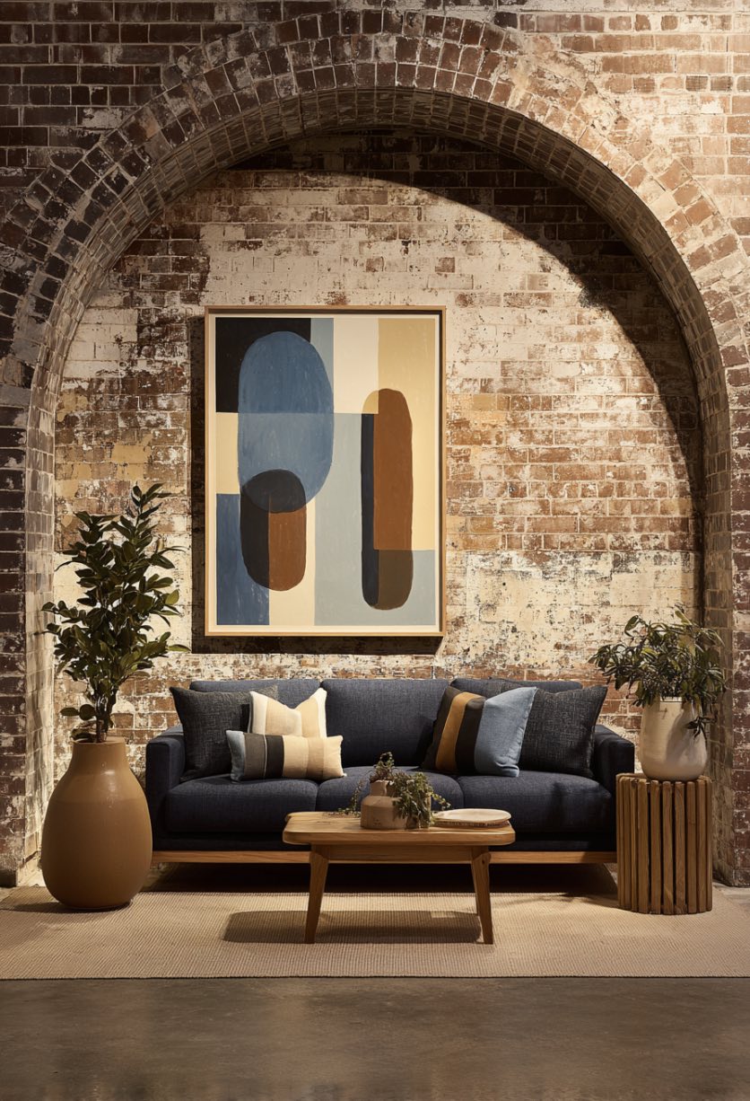 18. 60s-Inspired Arch of Blue and Earth