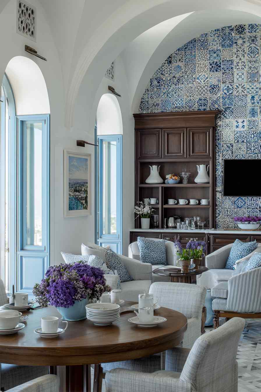 Coastal Blues with a Cozy Twist