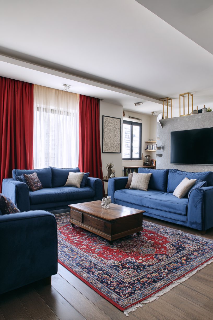 Classic Comfort with a Touch of Color