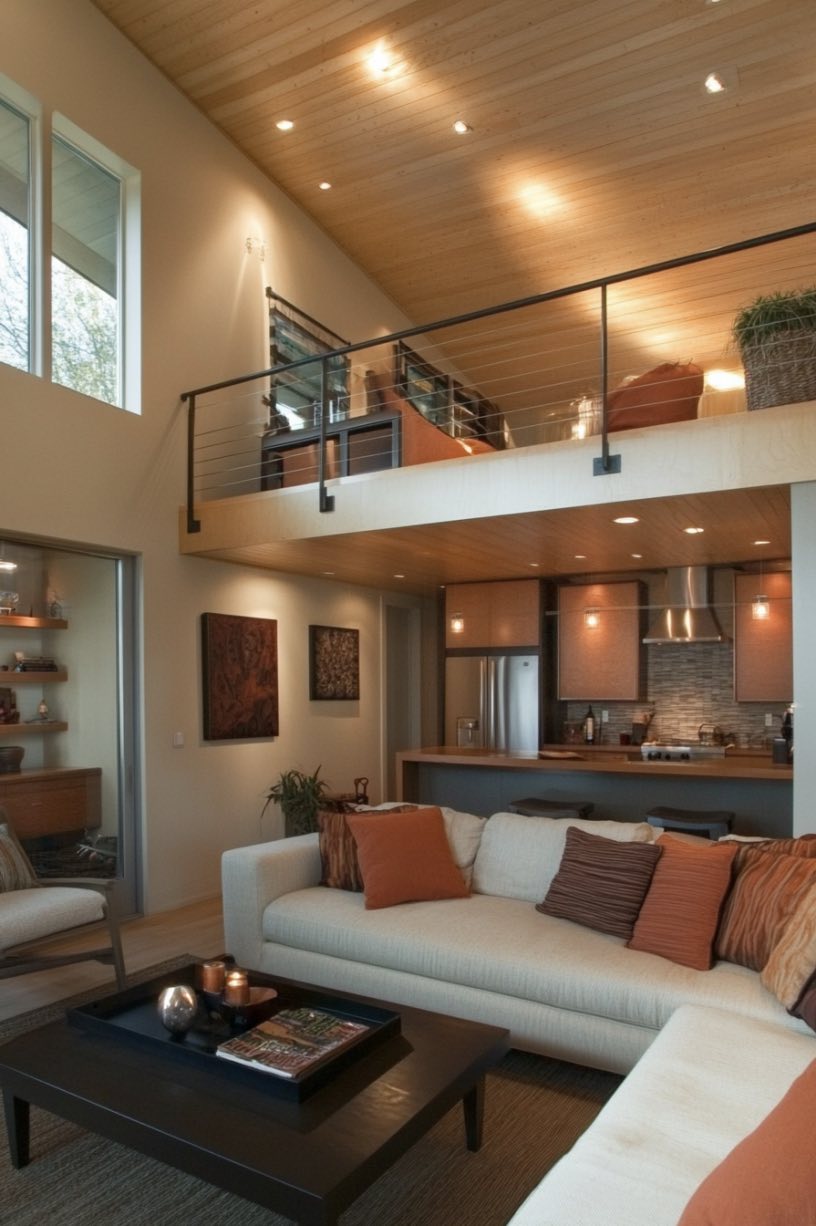 Lofted Second Area or Mezzanine
