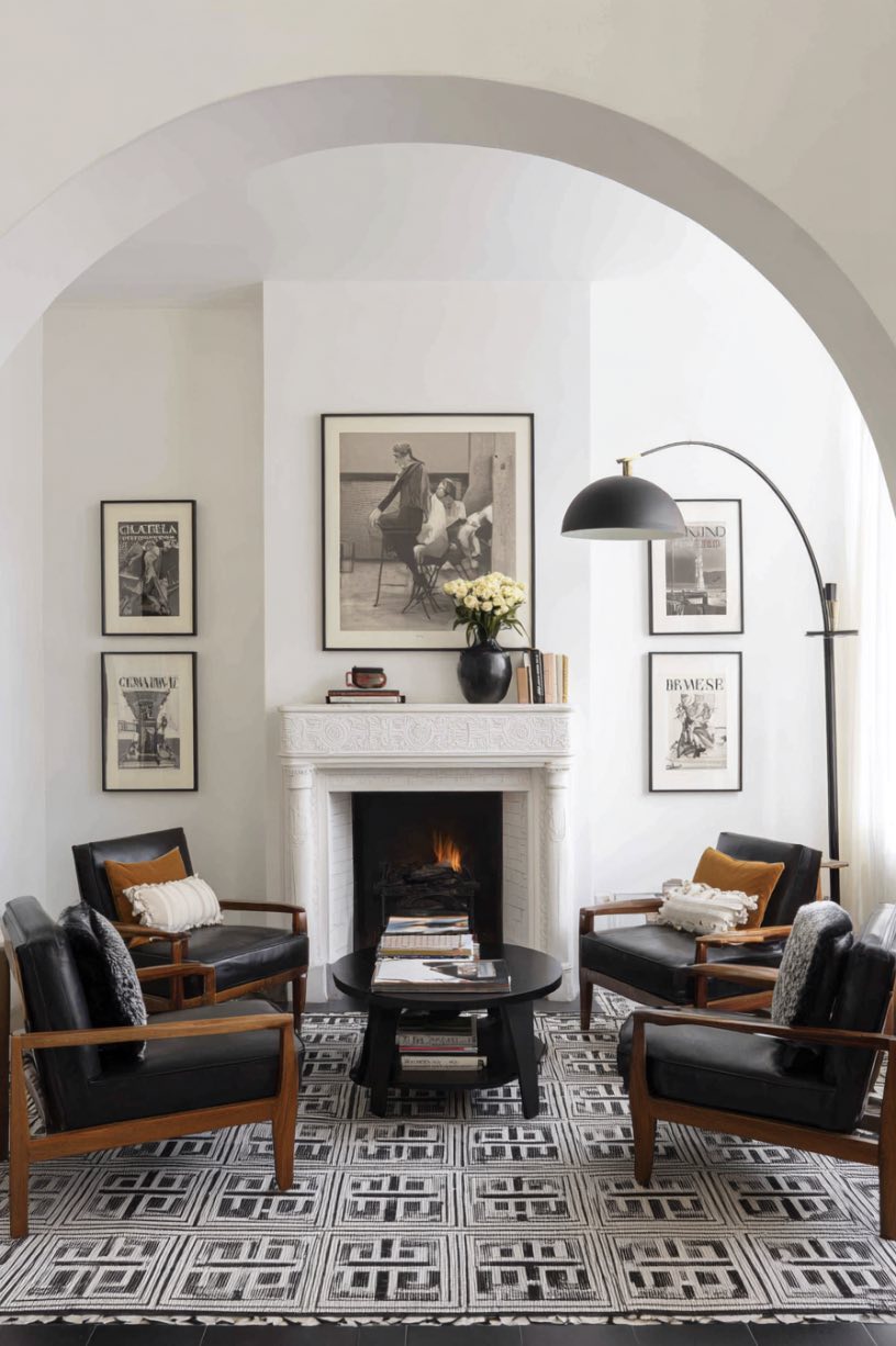 3. Vintage Warmth Meets Artistic Calm