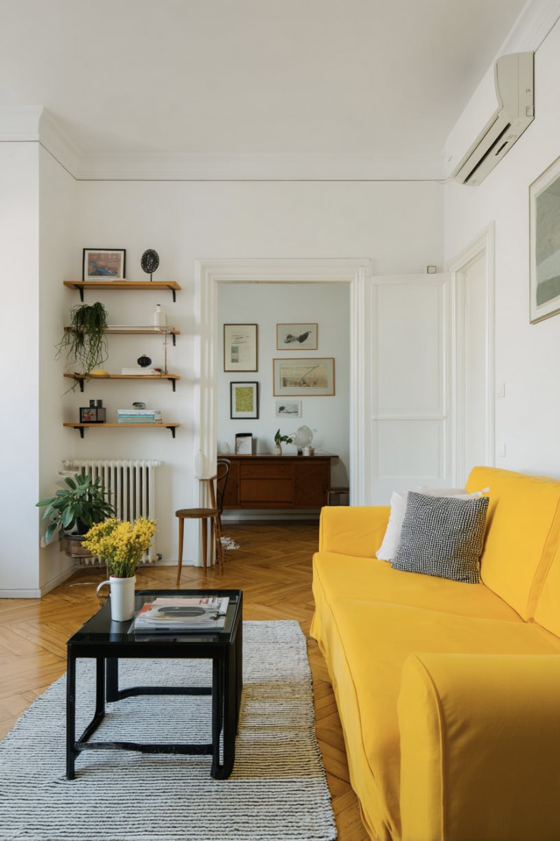 Colorful Minimalist Living Room