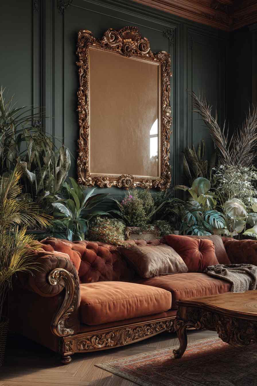Earthy Elegance with Artistic Flair