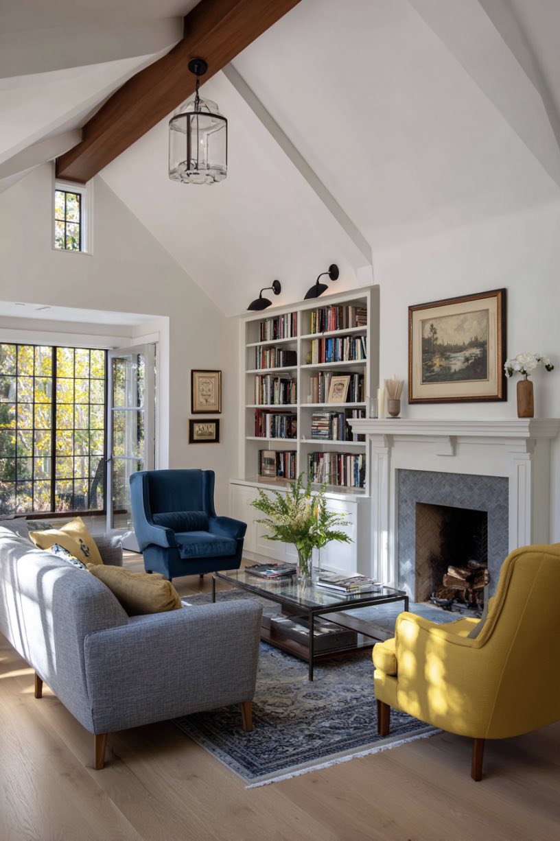 8. Mid-Century Style with a Traditional Heart