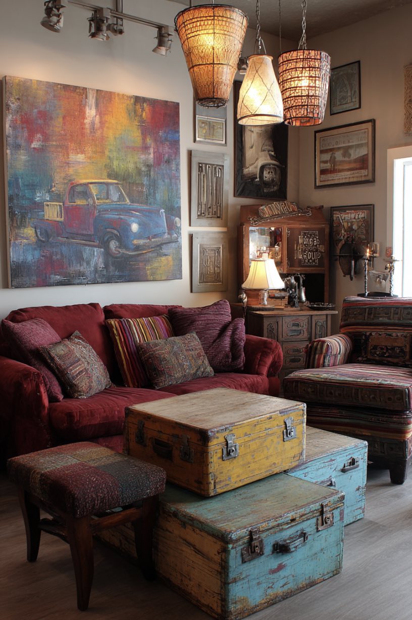 Flea Market Finds and Upcycled Decor