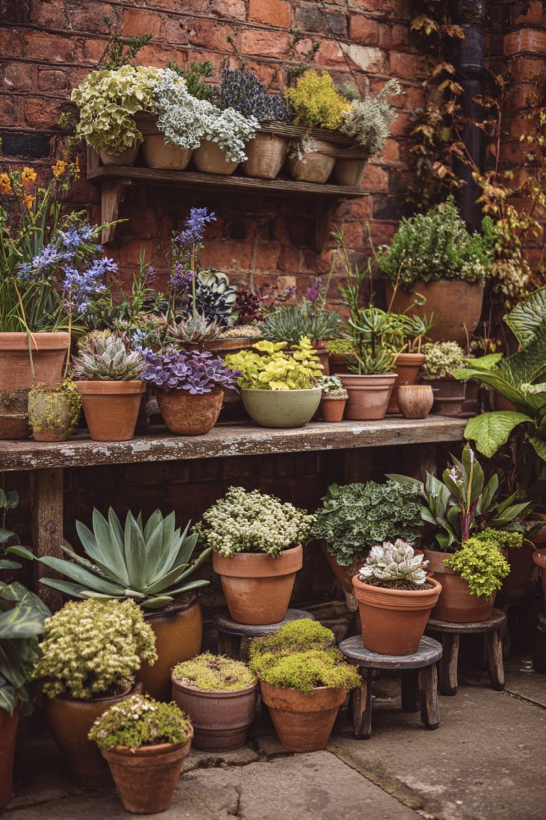 Colorful Urban Pallet Garden