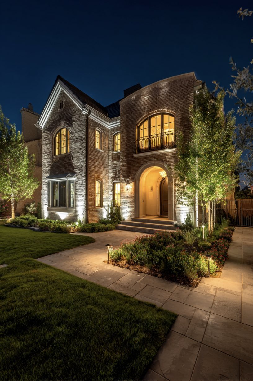 Elegant Home with Dynamic LED Lights