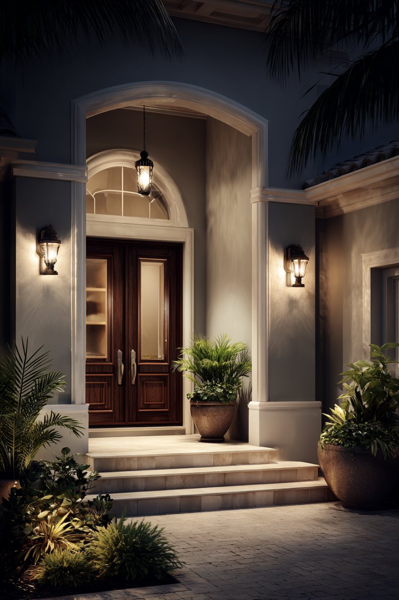 Evening Elegance at the Florida Entry