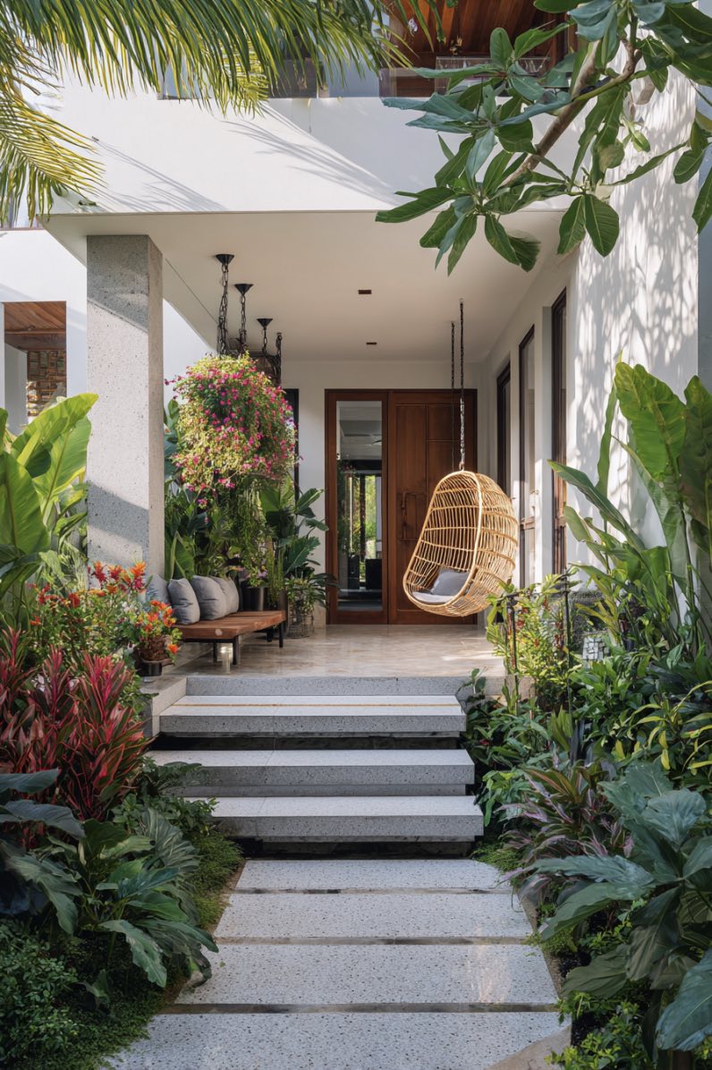Minimalist Courtyard Garden Path