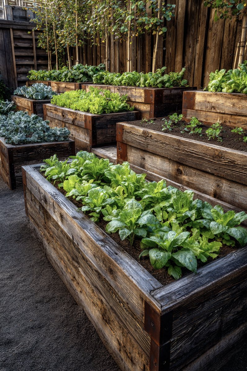 Multi-Level Pallet Garden Beds