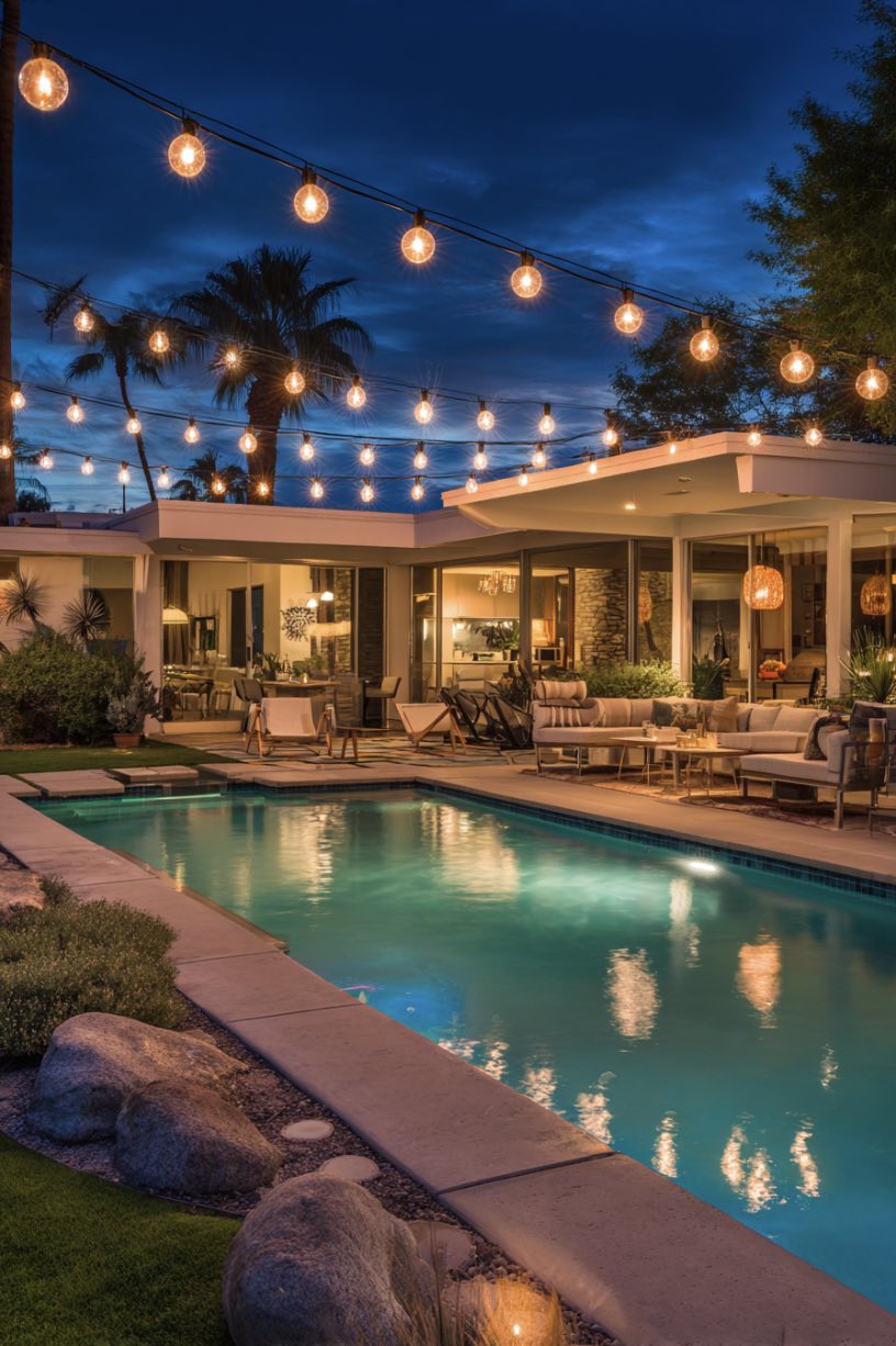 California Poolside Glow