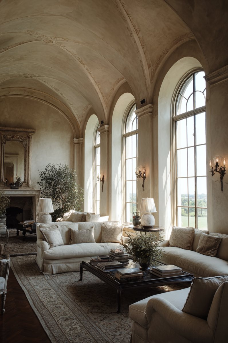 Elegant Country House Living Room