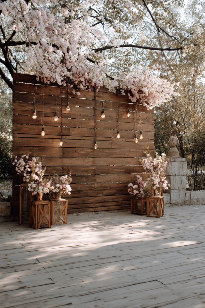 Rustic Wedding Backdrop