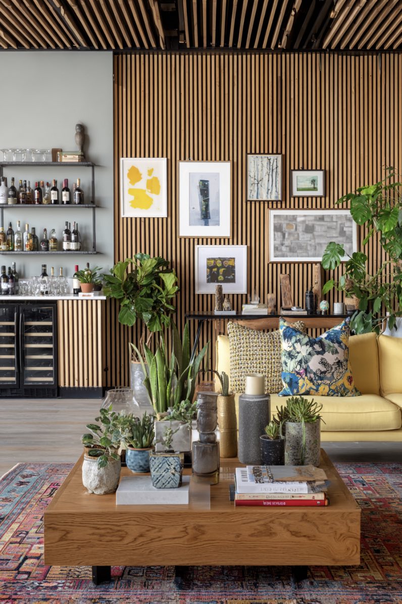 Warm Woods and Bold Patterns