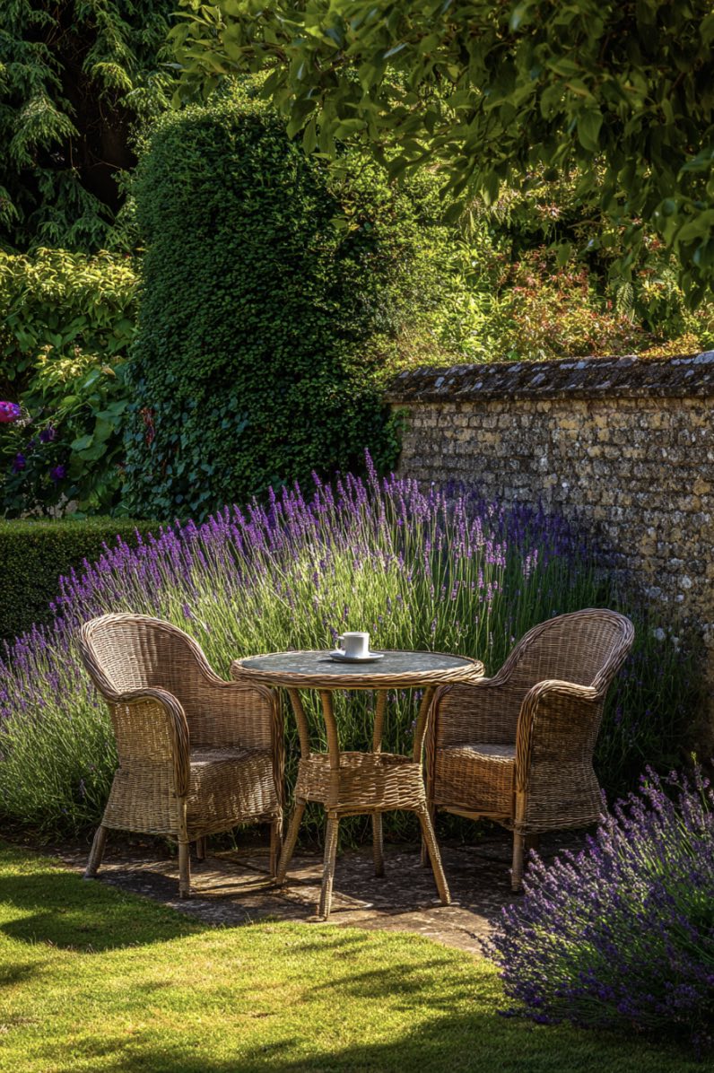 Lavender Dreams and Wicker Charm