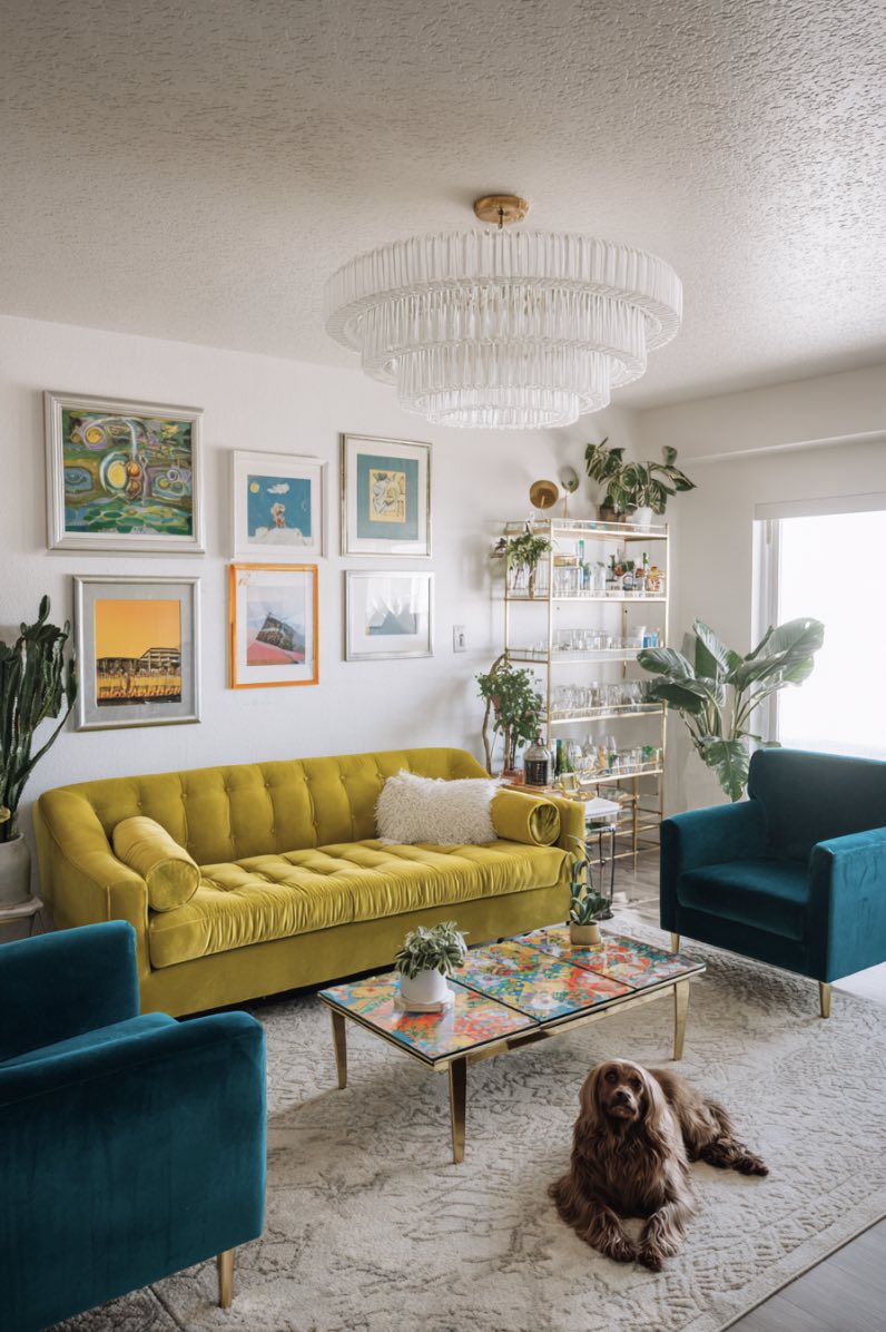 Retro Vibes and Cozy Corners