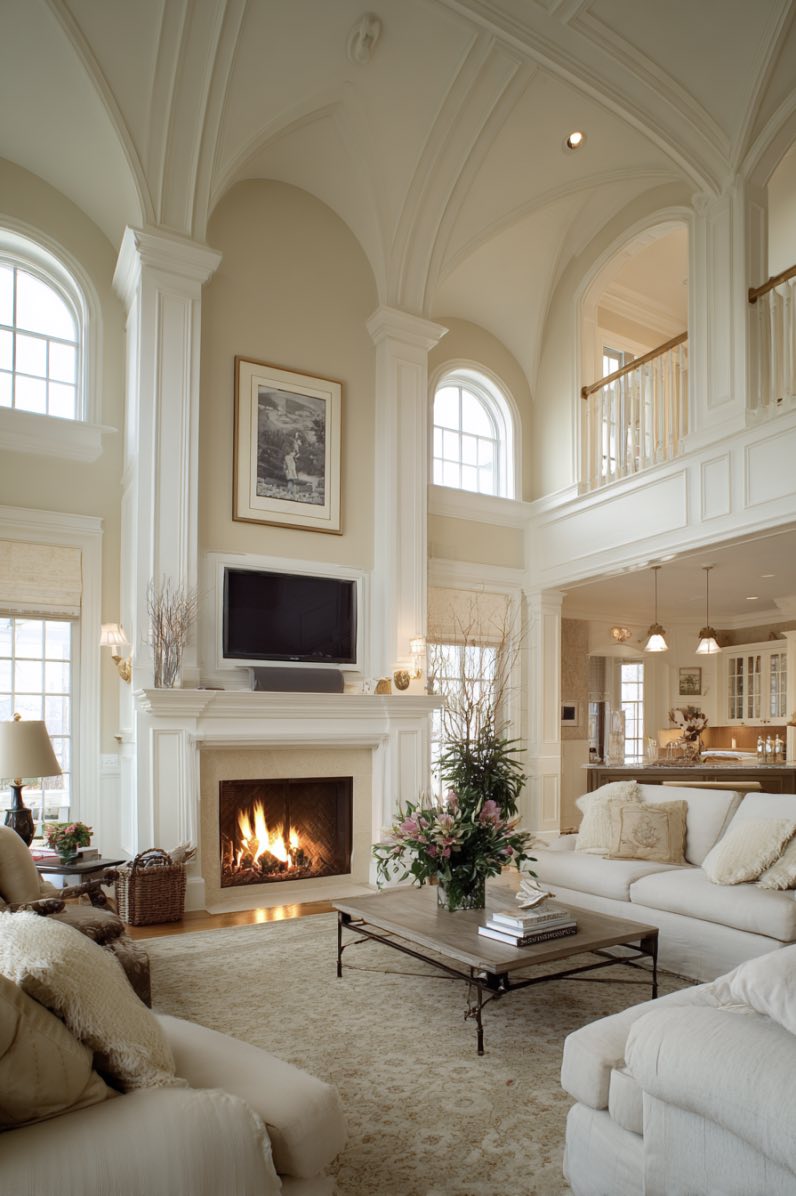 Warm Elegance with Vaulted Charm