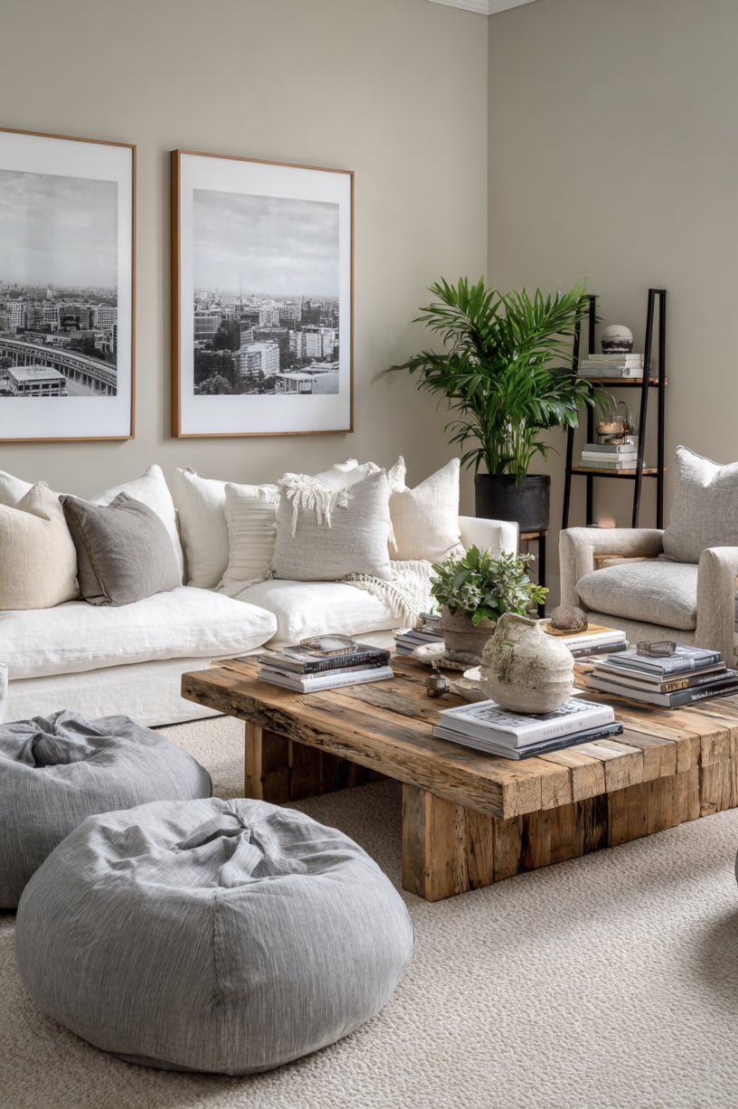 Neutral Comfort with a Natural Touch