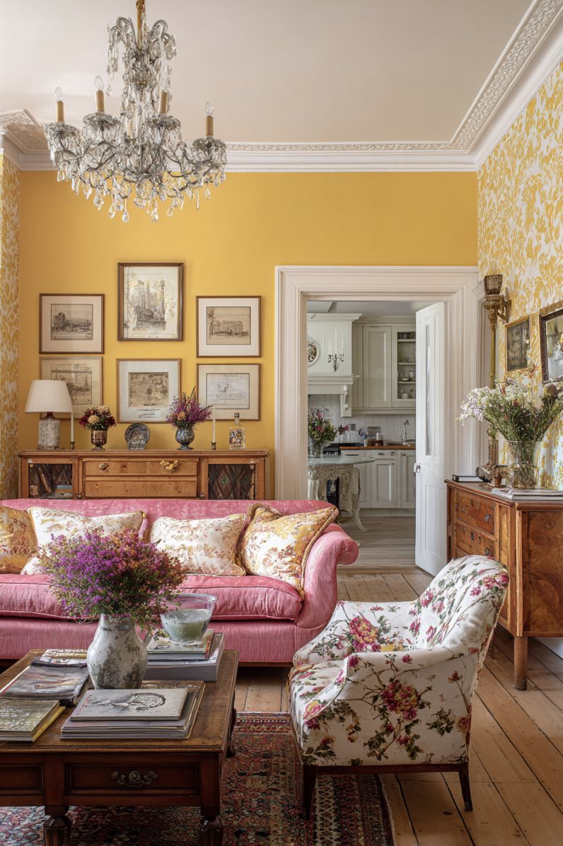 Sunny Blooms and Vintage Charm