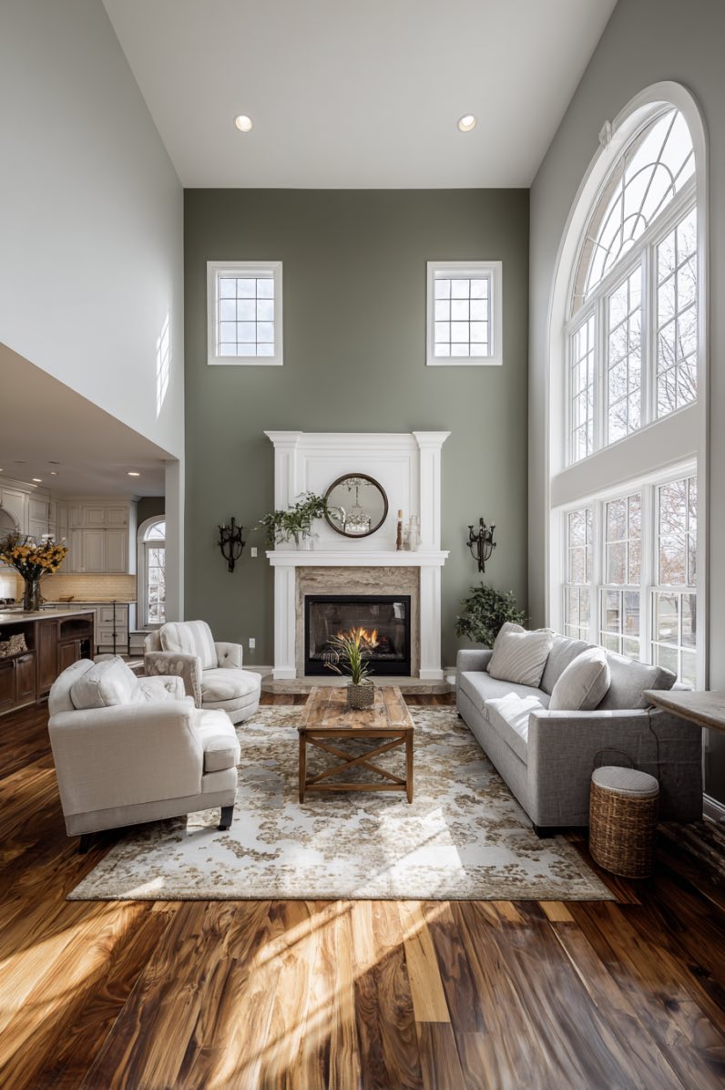 Airy Comfort with a Touch of Green