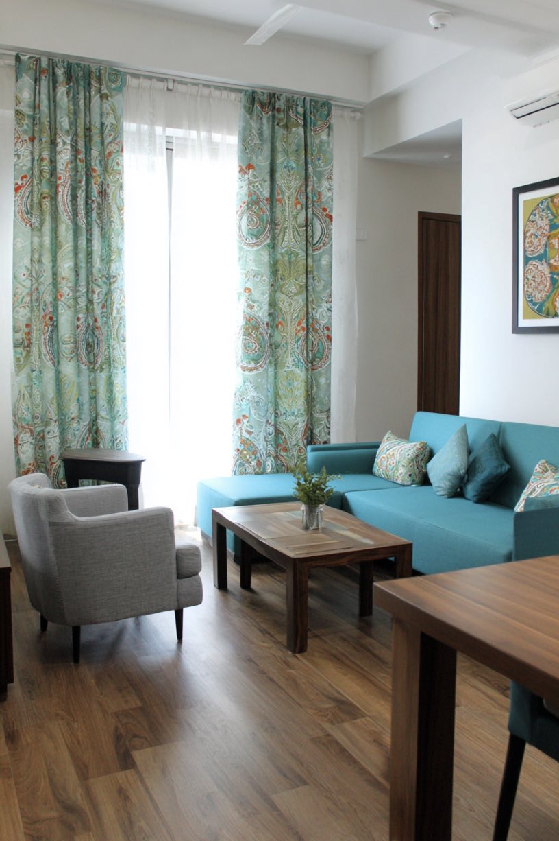 Teal Tones and Subtle Swirls