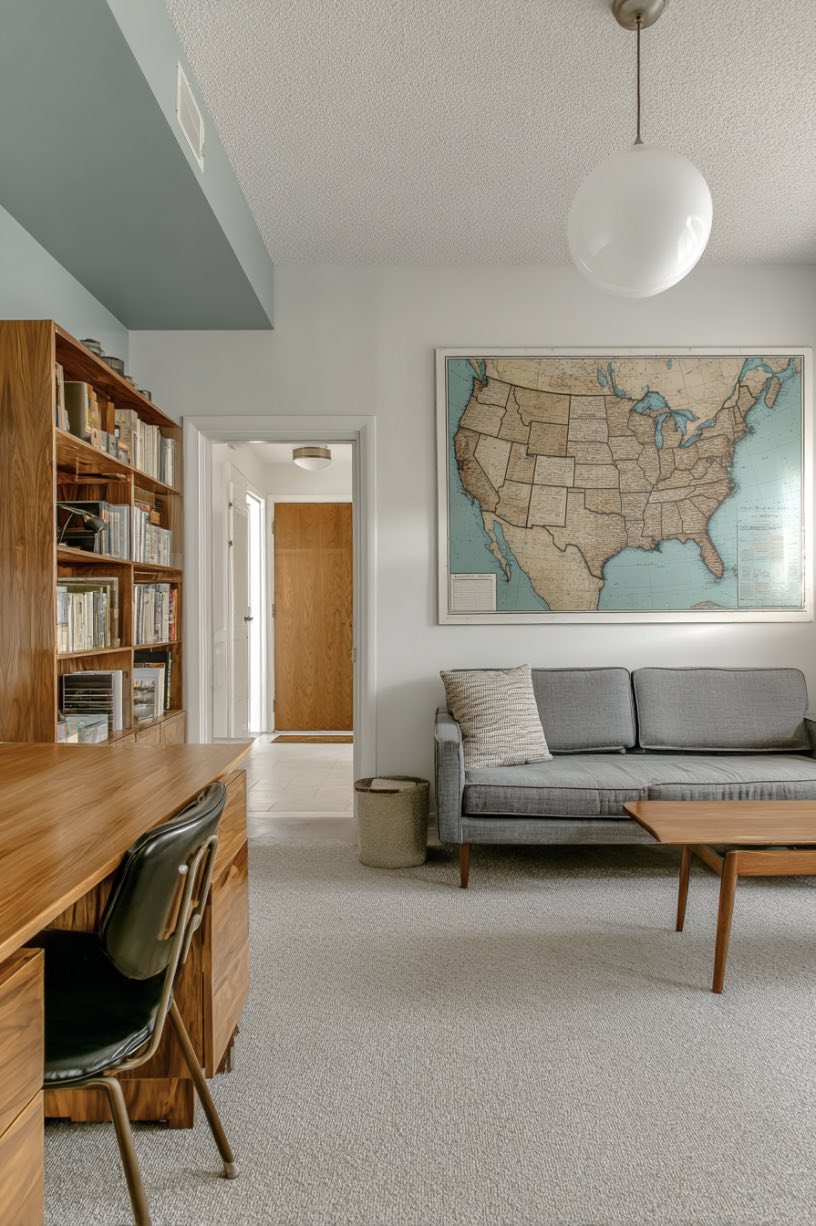 Vintage Map, Modern Flow