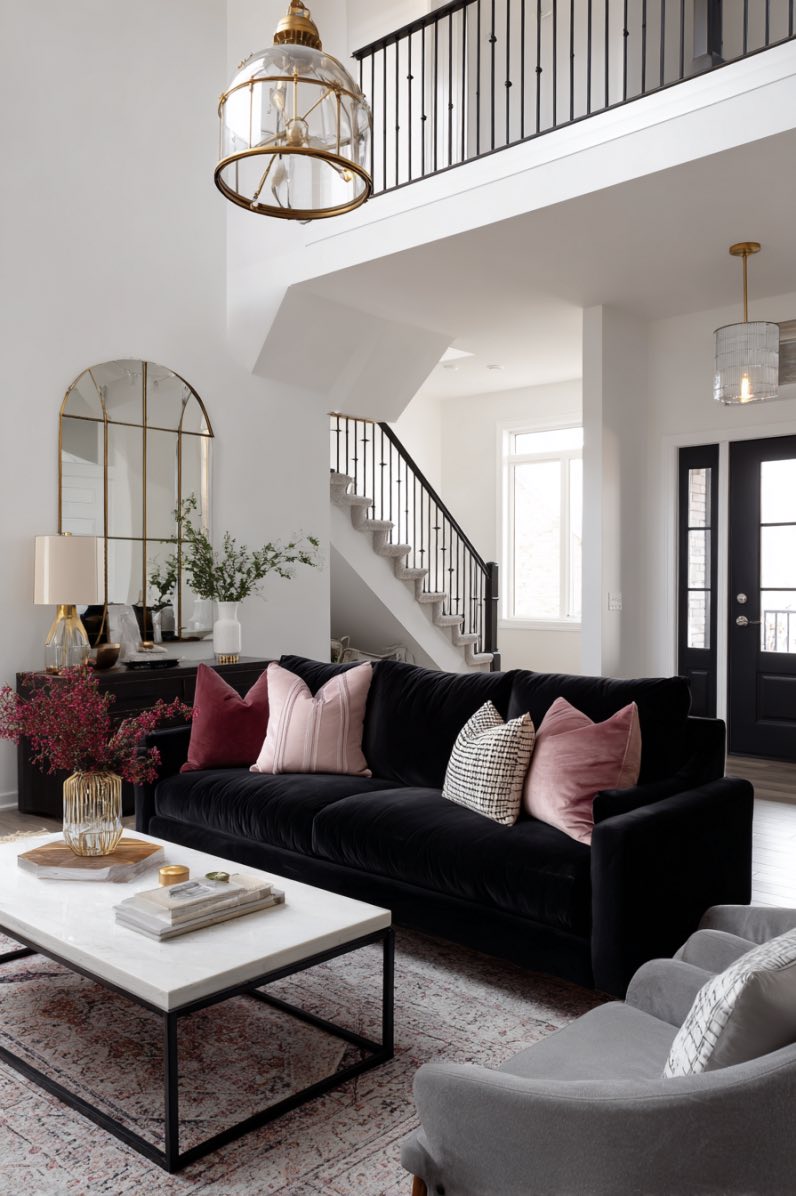 Chic Meets Glam in a Modern Space