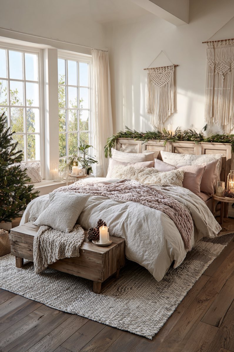 Pastel Boho Christmas Escape