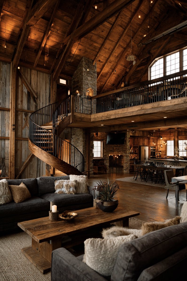 Rustic Charm with a Spiraling Twist